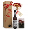 Rosa de galeta maduixa, cervesa i catànies