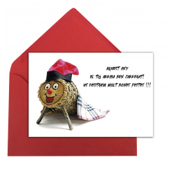 Postal tió de Nadal