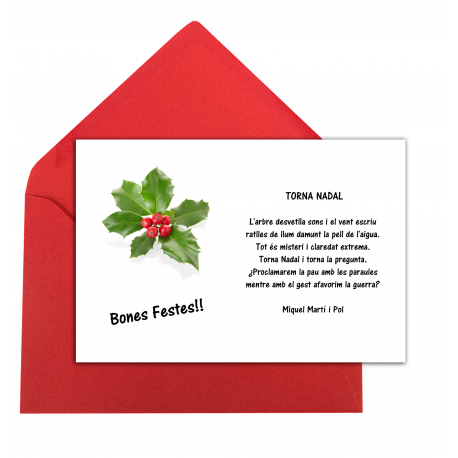 Postal poema Miquel Martí i Pol